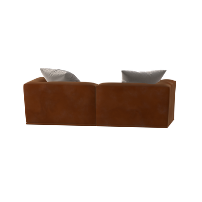 Savile Sofa — Compact Form with Wide Straight Armrests