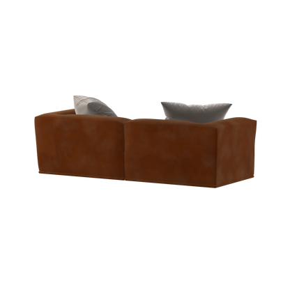 Savile Sofa — Compact Form with Wide Straight Armrests