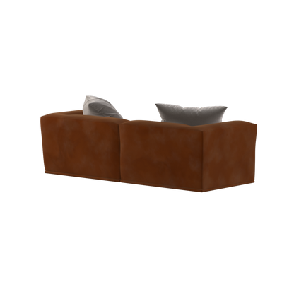 Savile Sofa — Compact Form with Wide Straight Armrests