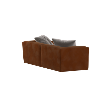 Savile Sofa — Compact Form with Wide Straight Armrests