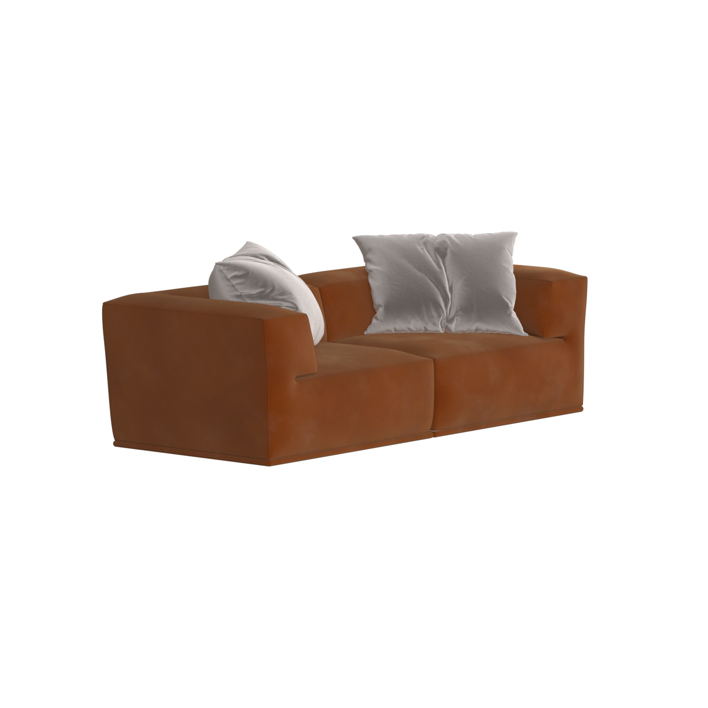 Savile Sofa — Compact Form with Wide Straight Armrests