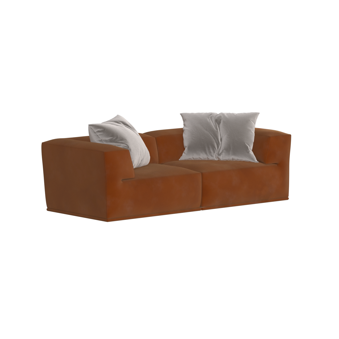 Savile Sofa — Compact Form with Wide Straight Armrests