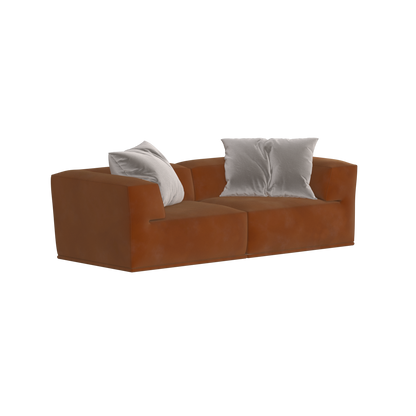 Savile Sofa — Compact Form with Wide Straight Armrests