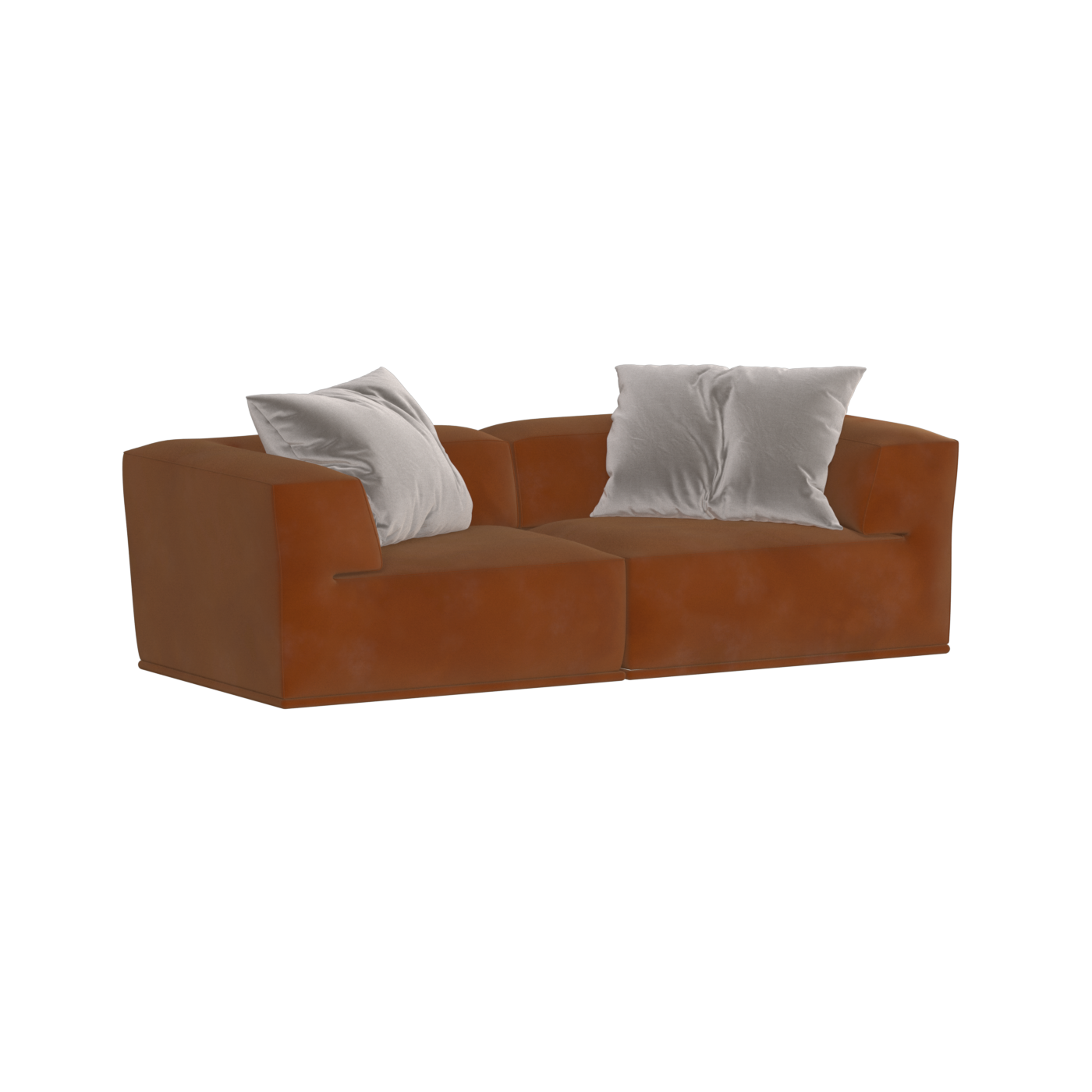 Savile Sofa — Compact Form with Wide Straight Armrests
