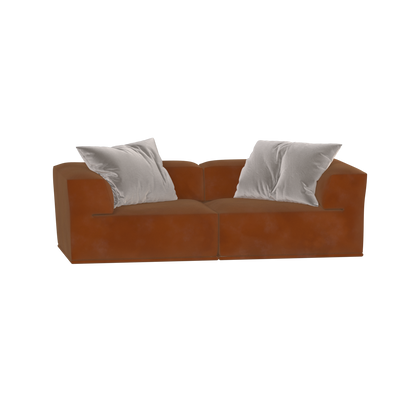 Savile Sofa — Compact Form with Wide Straight Armrests