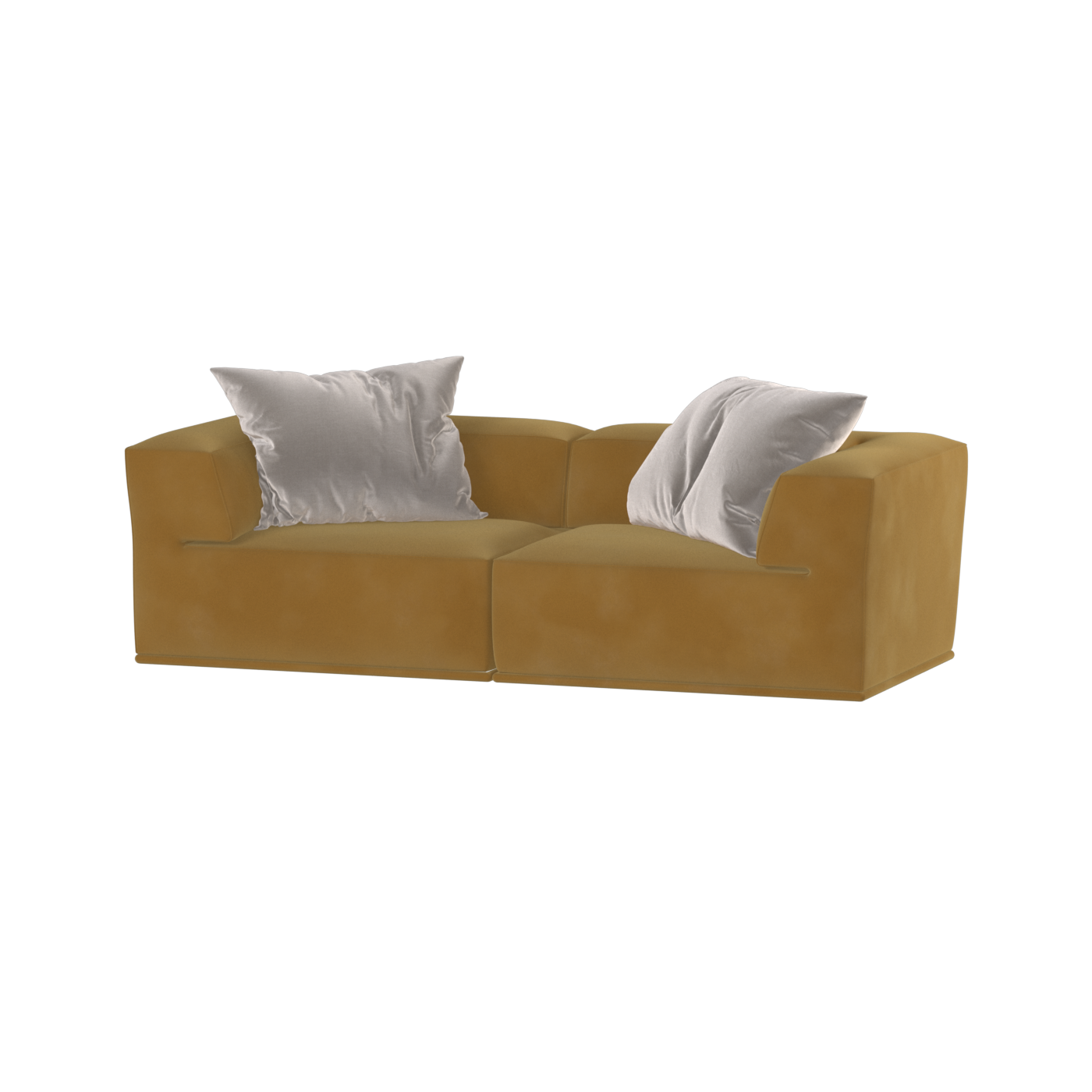 Savile Sofa — Compact Form with Wide Straight Armrests