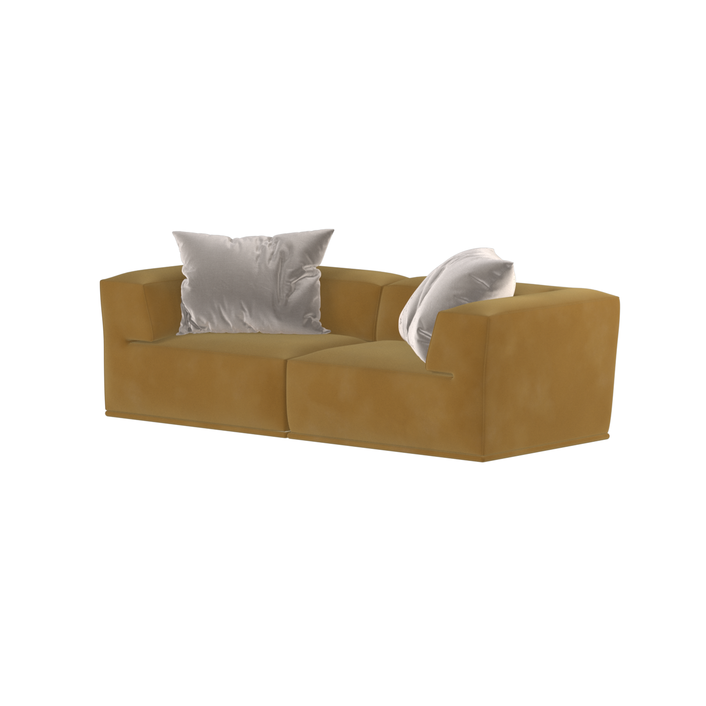 Savile Sofa — Compact Form with Wide Straight Armrests
