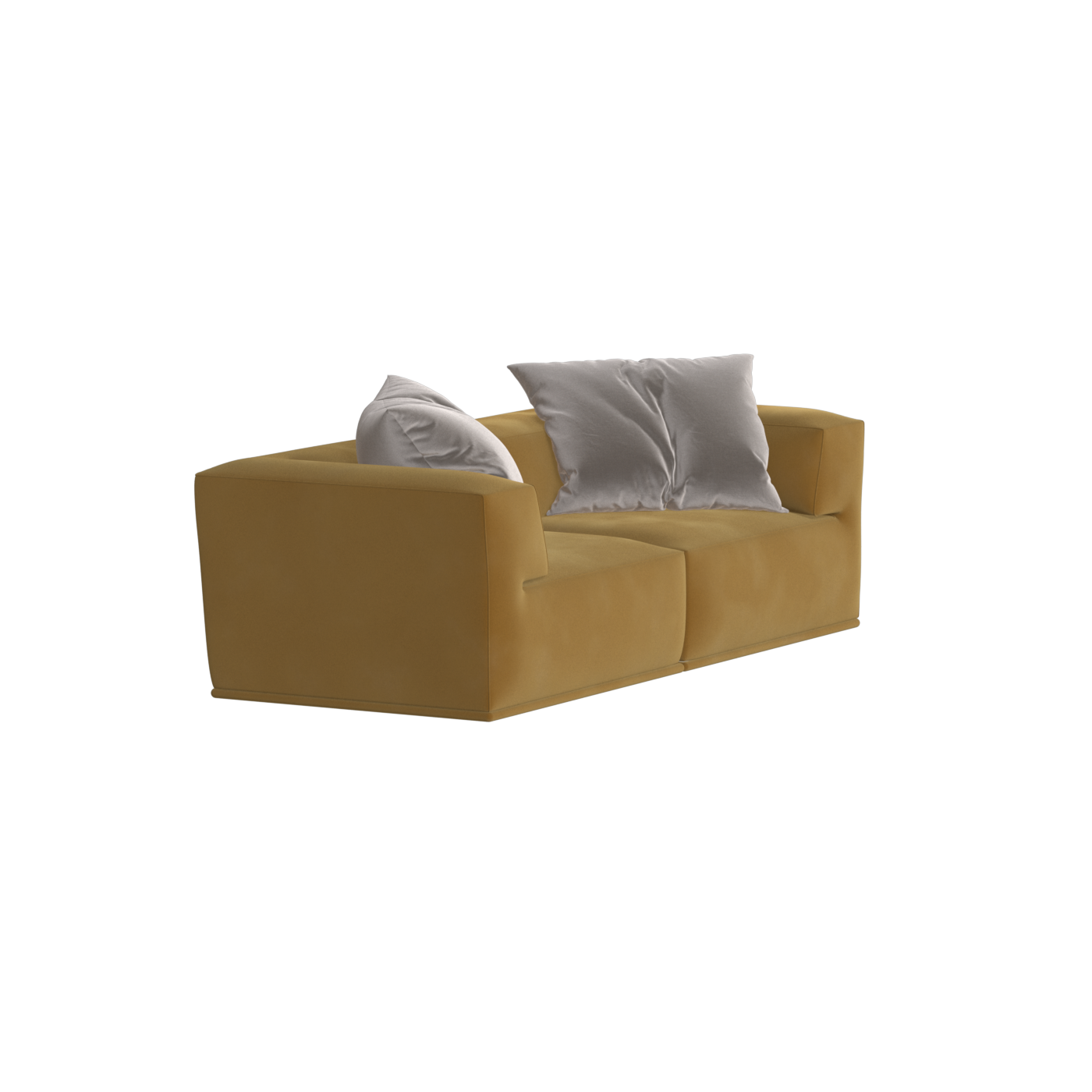 Savile Sofa — Compact Form with Wide Straight Armrests