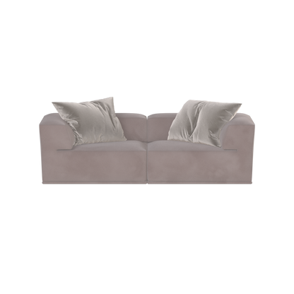 Savile Sofa — Compact Form with Wide Straight Armrests