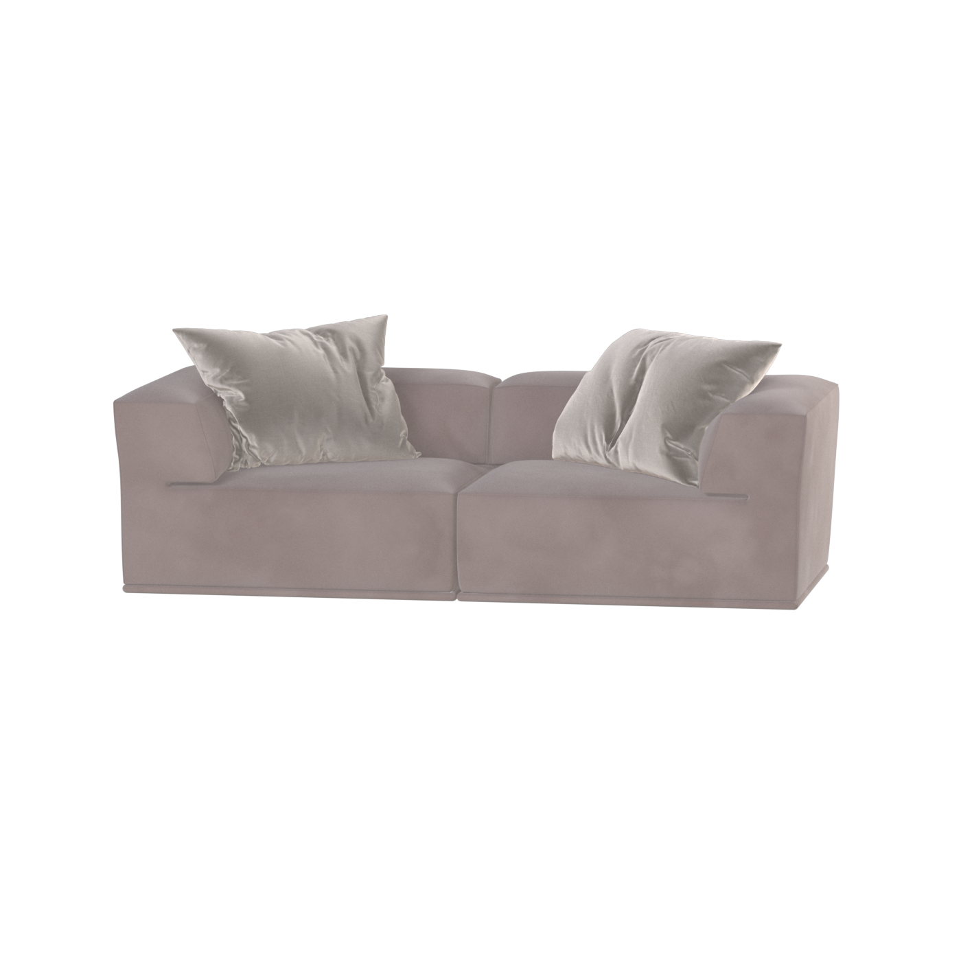 Savile Sofa — Compact Form with Wide Straight Armrests