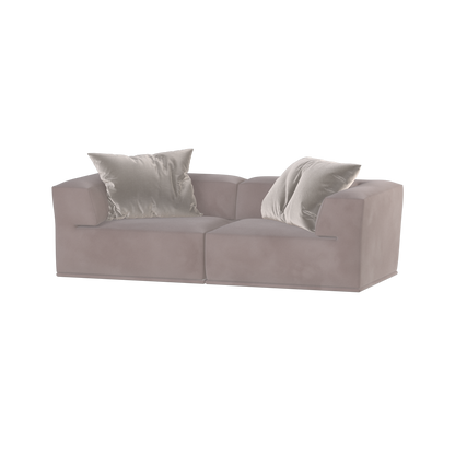 Savile Sofa — Compact Form with Wide Straight Armrests