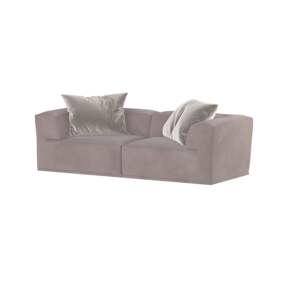 Savile Sofa — Compact Form with Wide Straight Armrests
