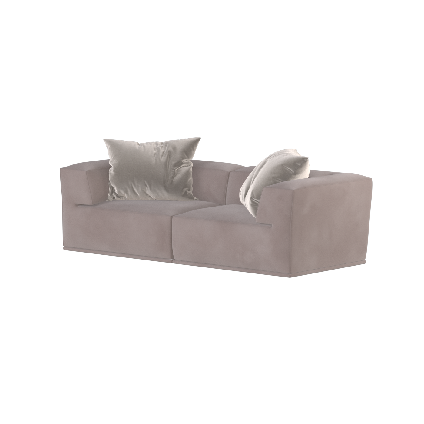 Savile Sofa — Compact Form with Wide Straight Armrests