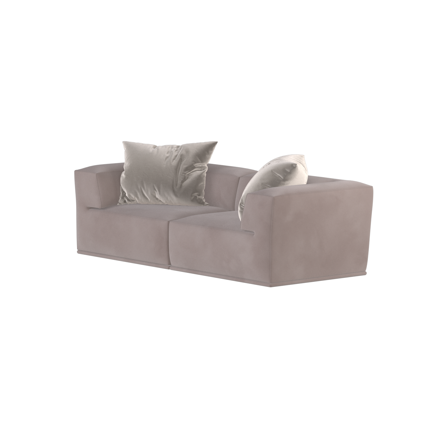 Savile Sofa — Compact Form with Wide Straight Armrests