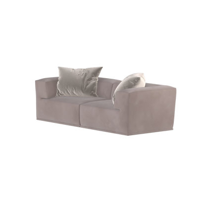 Savile Sofa — Compact Form with Wide Straight Armrests