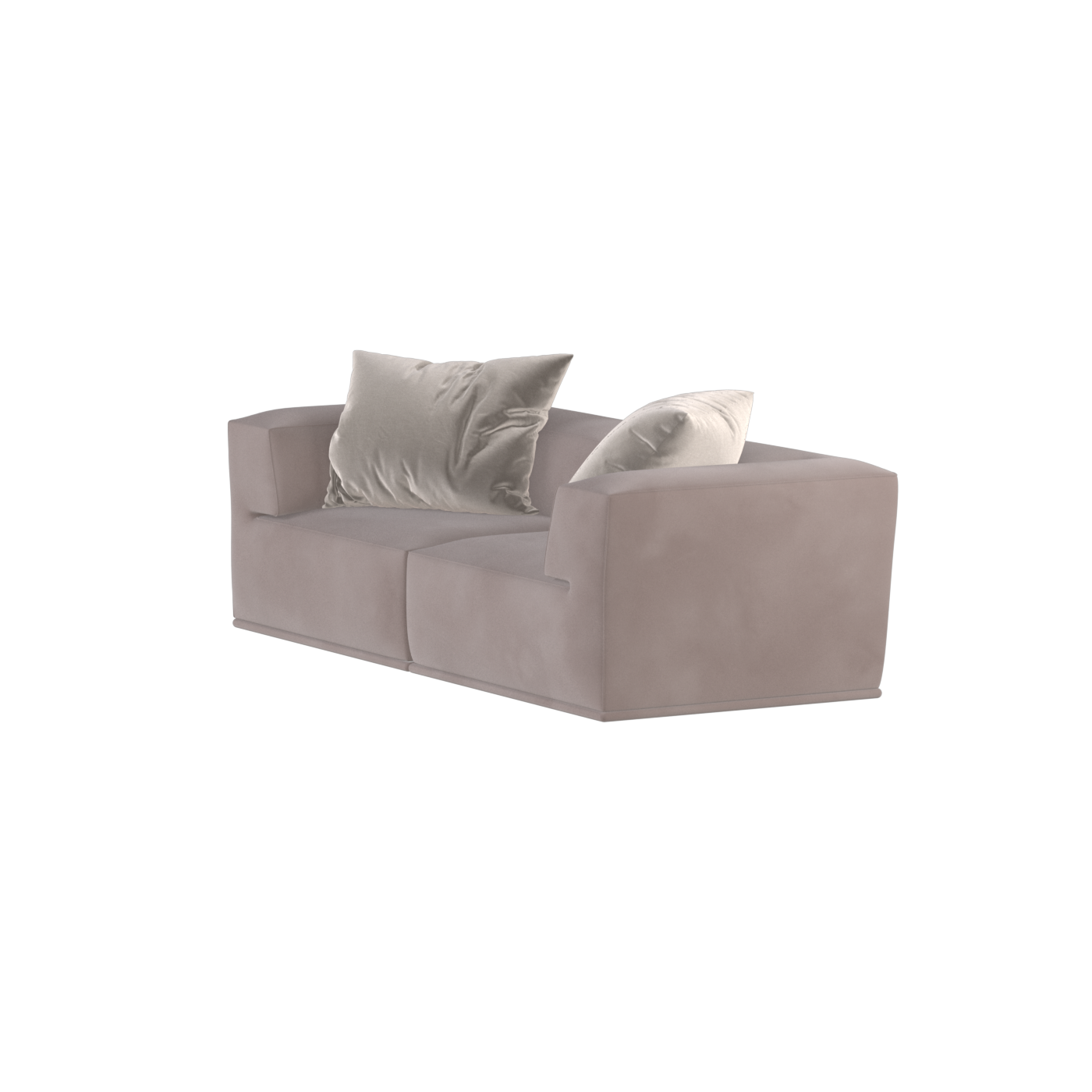 Savile Sofa — Compact Form with Wide Straight Armrests
