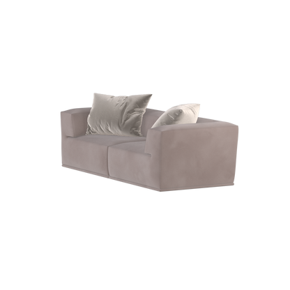 Savile Sofa — Compact Form with Wide Straight Armrests