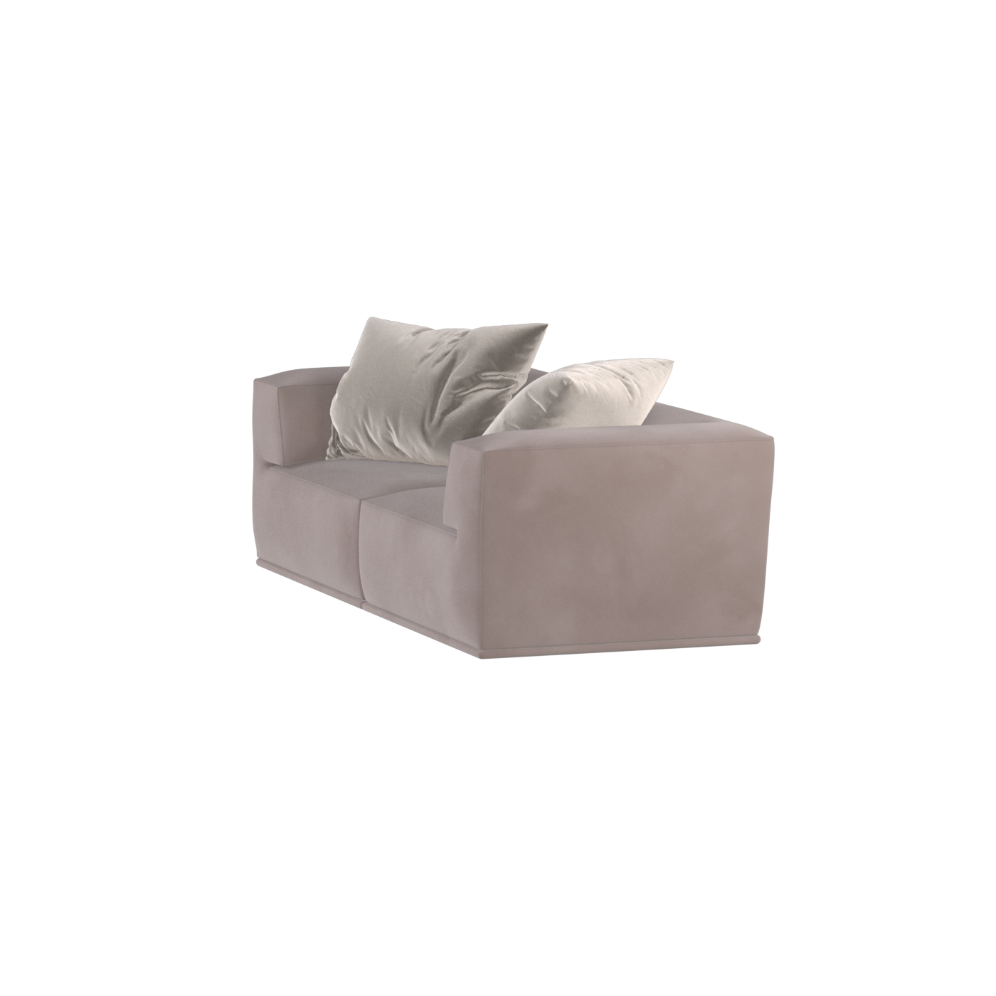 Savile Sofa — Compact Form with Wide Straight Armrests