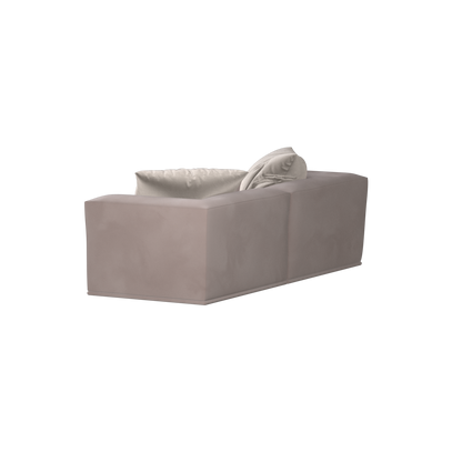Savile Sofa — Compact Form with Wide Straight Armrests