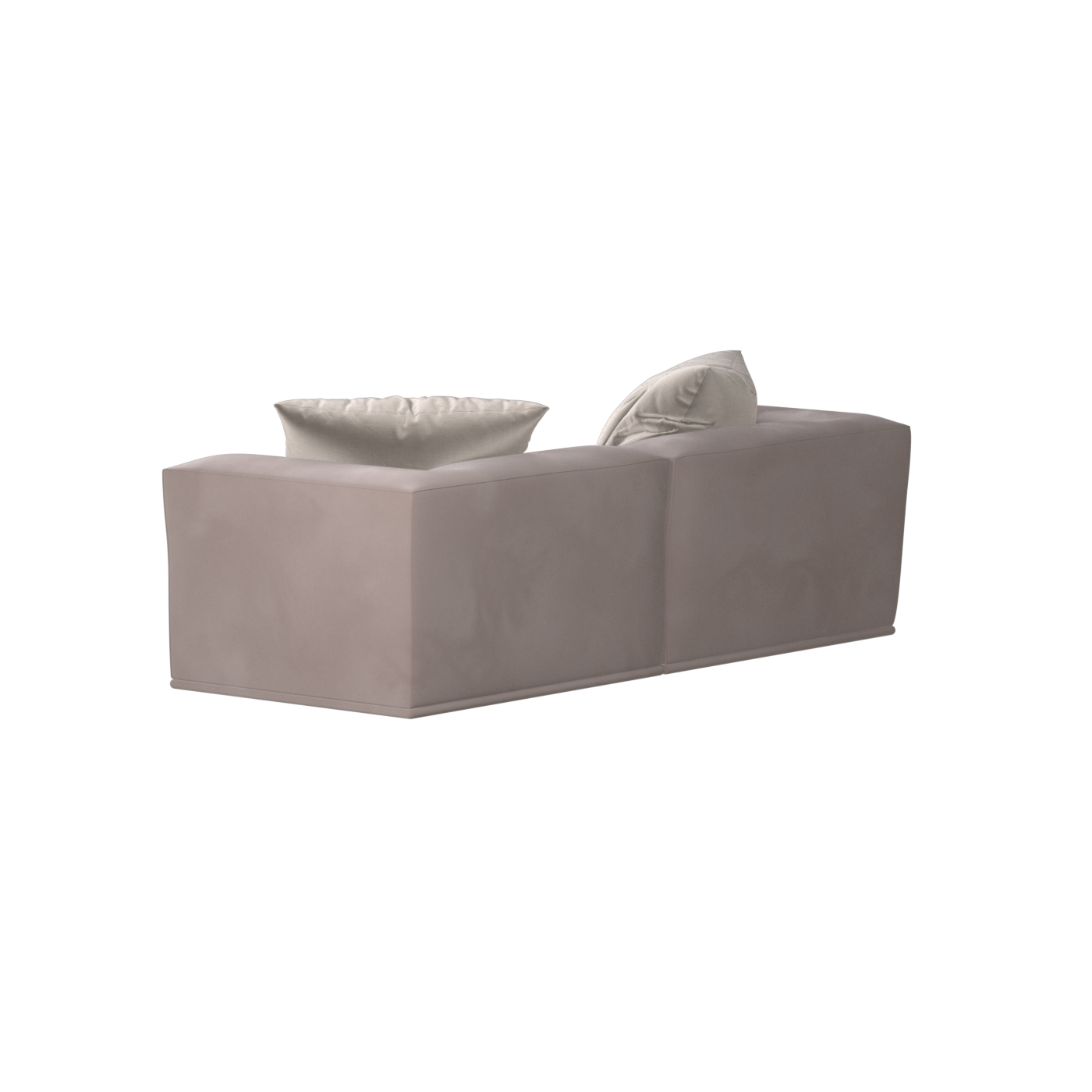 Savile Sofa — Compact Form with Wide Straight Armrests