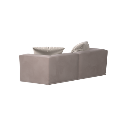 Savile Sofa — Compact Form with Wide Straight Armrests
