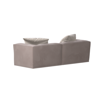 Savile Sofa — Compact Form with Wide Straight Armrests