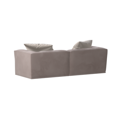 Savile Sofa — Compact Form with Wide Straight Armrests