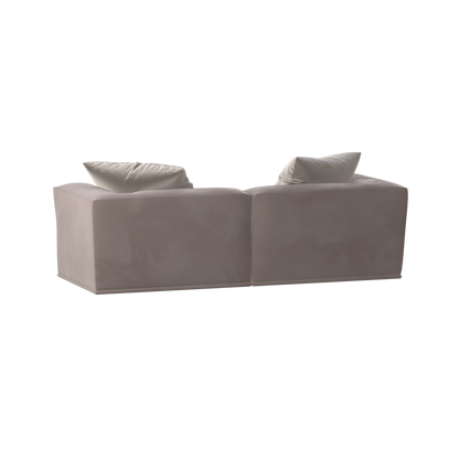 Savile Sofa — Compact Form with Wide Straight Armrests