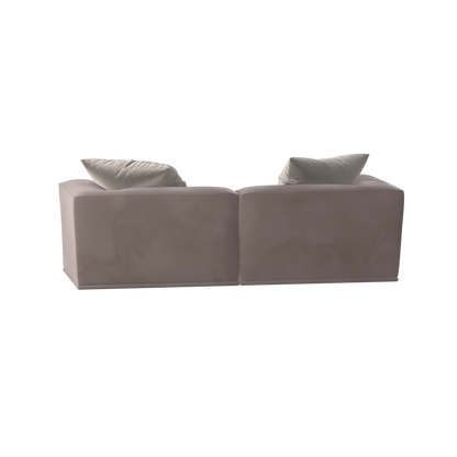 Savile Sofa — Compact Form with Wide Straight Armrests