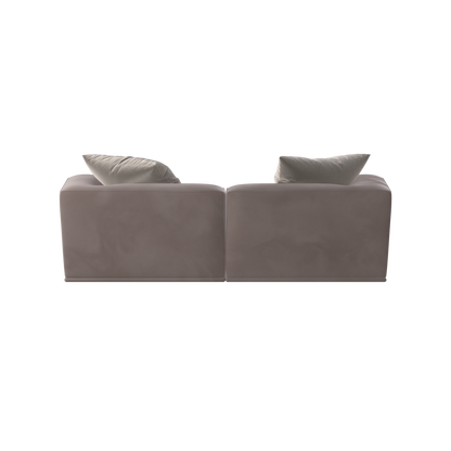 Savile Sofa — Compact Form with Wide Straight Armrests