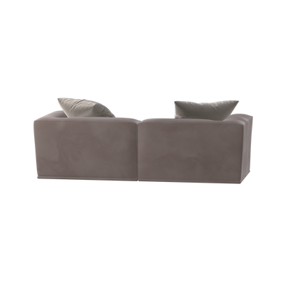 Savile Sofa — Compact Form with Wide Straight Armrests