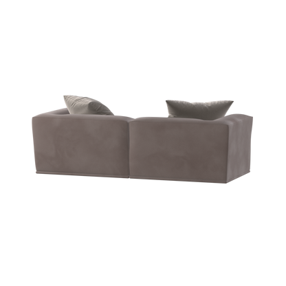 Savile Sofa — Compact Form with Wide Straight Armrests