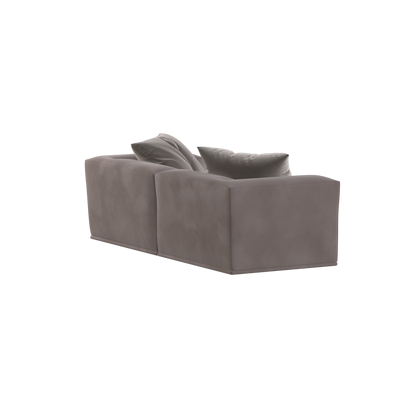 Savile Sofa — Compact Form with Wide Straight Armrests