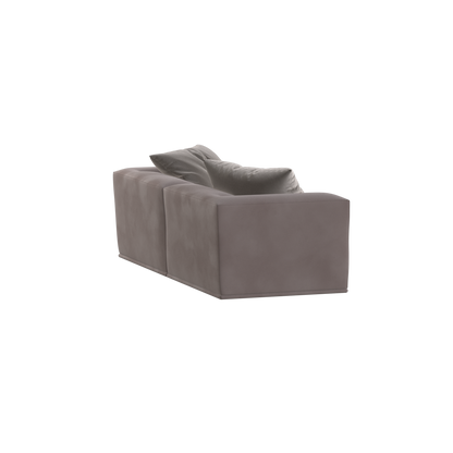Savile Sofa — Compact Form with Wide Straight Armrests