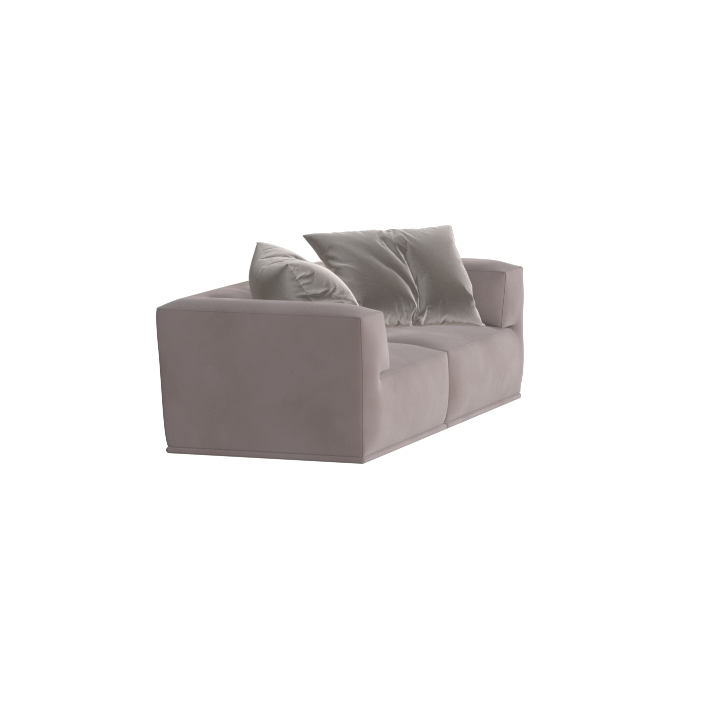 Savile Sofa — Compact Form with Wide Straight Armrests