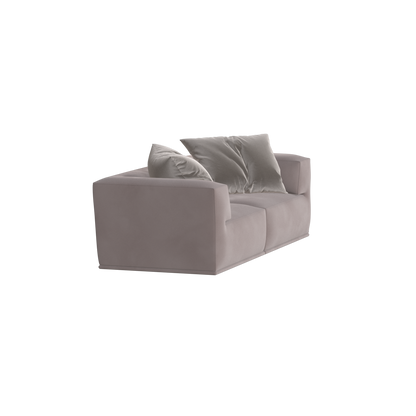 Savile Sofa — Compact Form with Wide Straight Armrests
