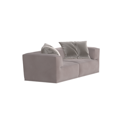 Savile Sofa — Compact Form with Wide Straight Armrests
