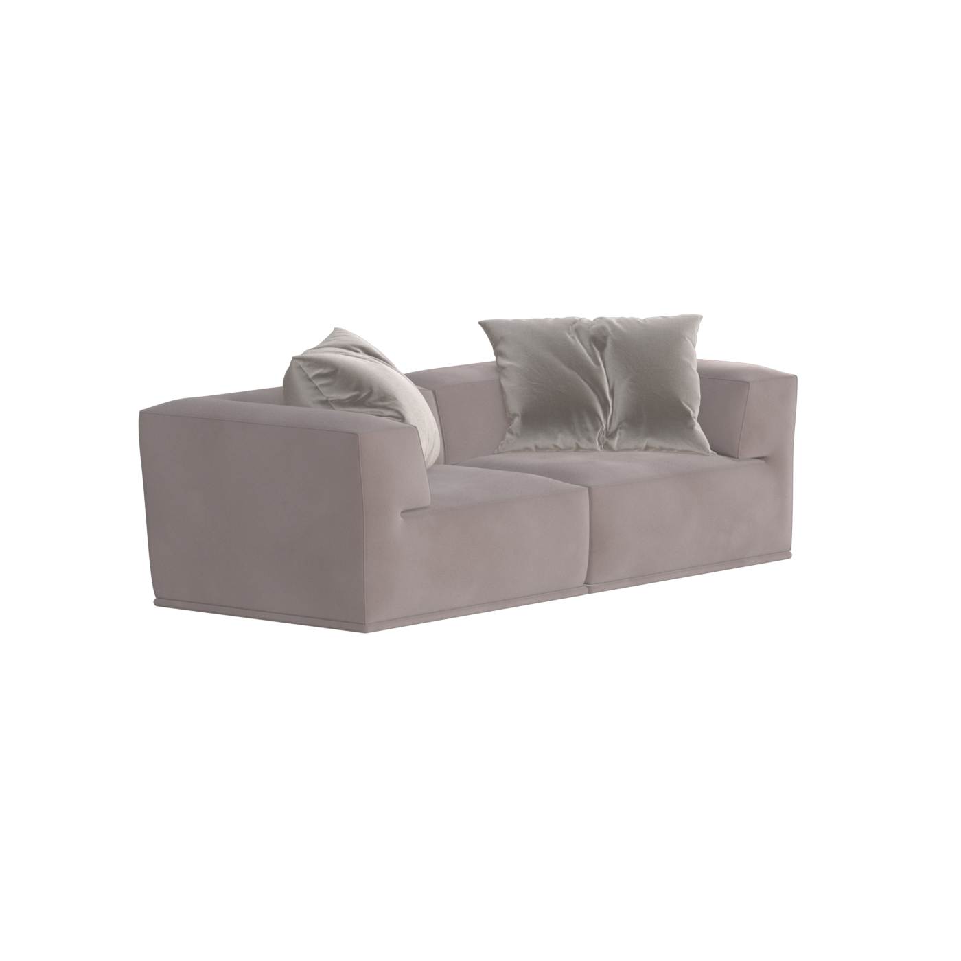 Savile Sofa — Compact Form with Wide Straight Armrests