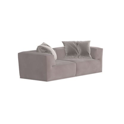 Savile Sofa — Compact Form with Wide Straight Armrests