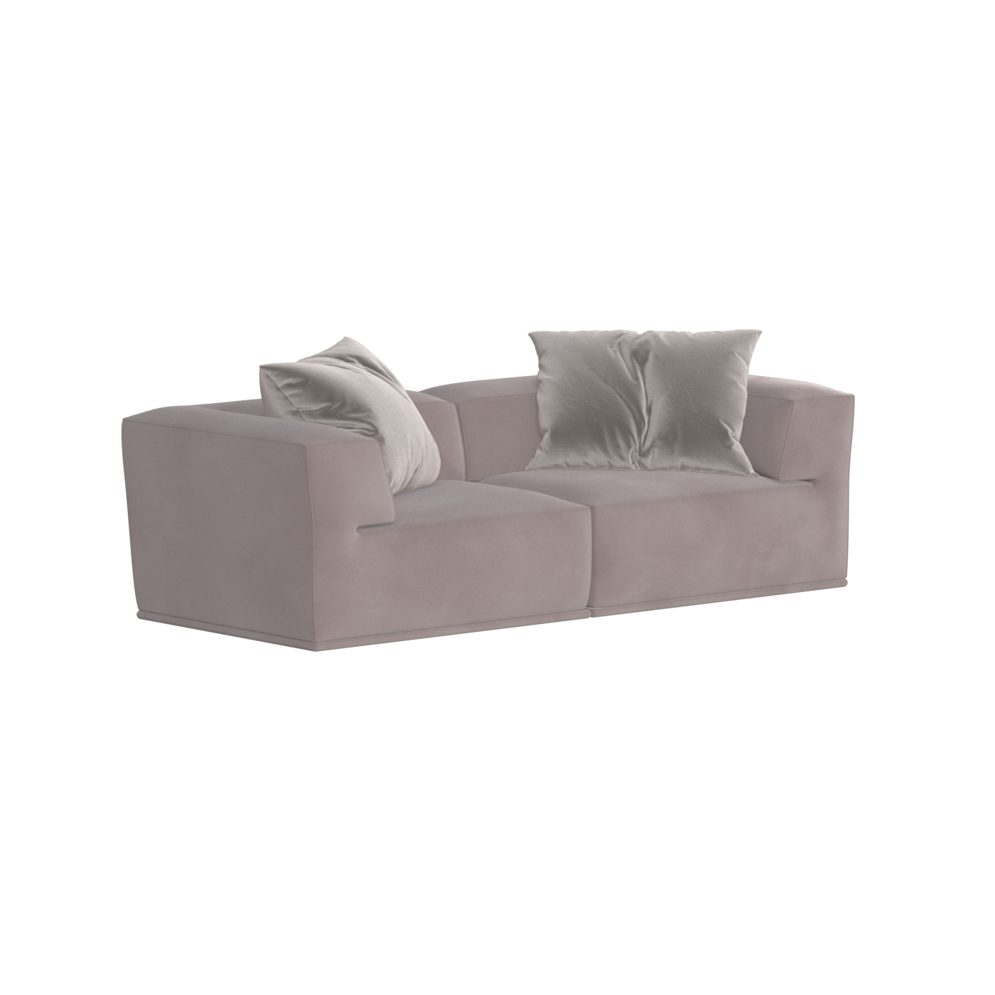 Savile Sofa — Compact Form with Wide Straight Armrests