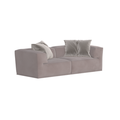 Savile Sofa — Compact Form with Wide Straight Armrests