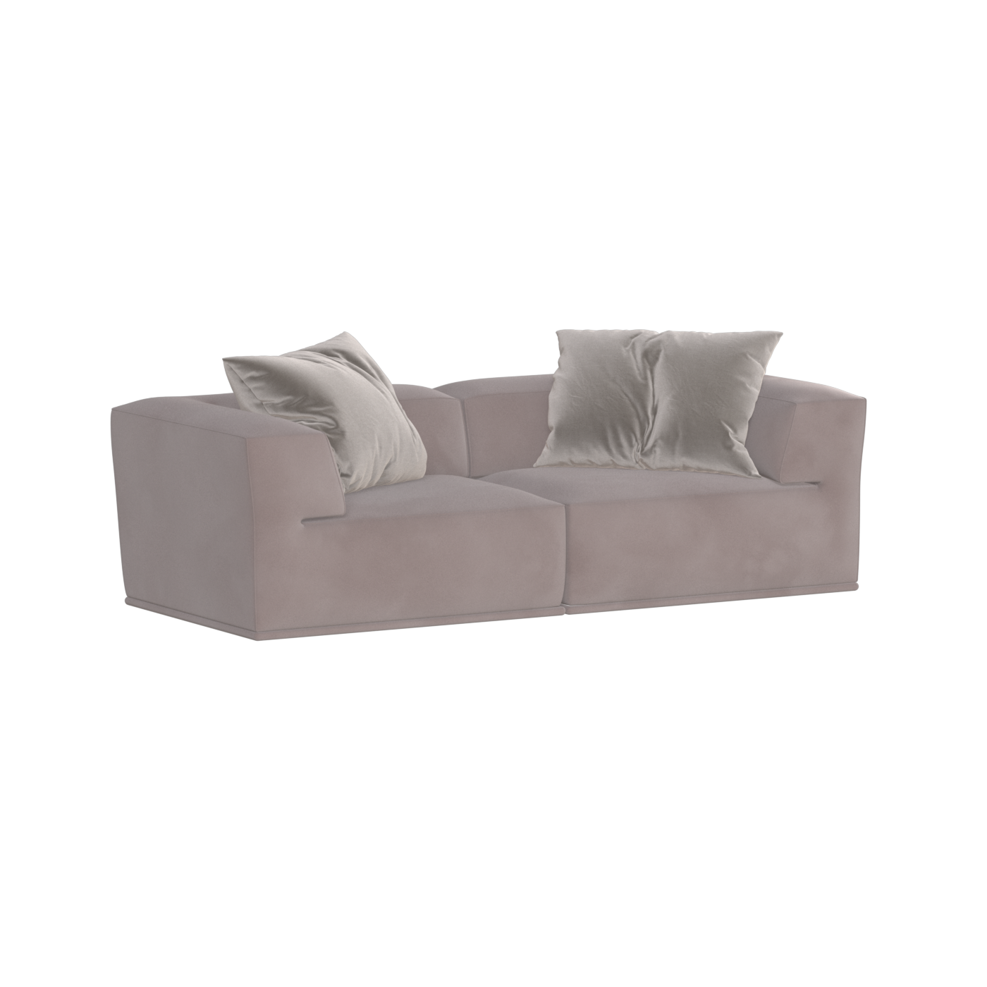 Savile Sofa — Compact Form with Wide Straight Armrests
