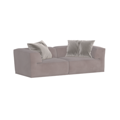 Savile Sofa — Compact Form with Wide Straight Armrests