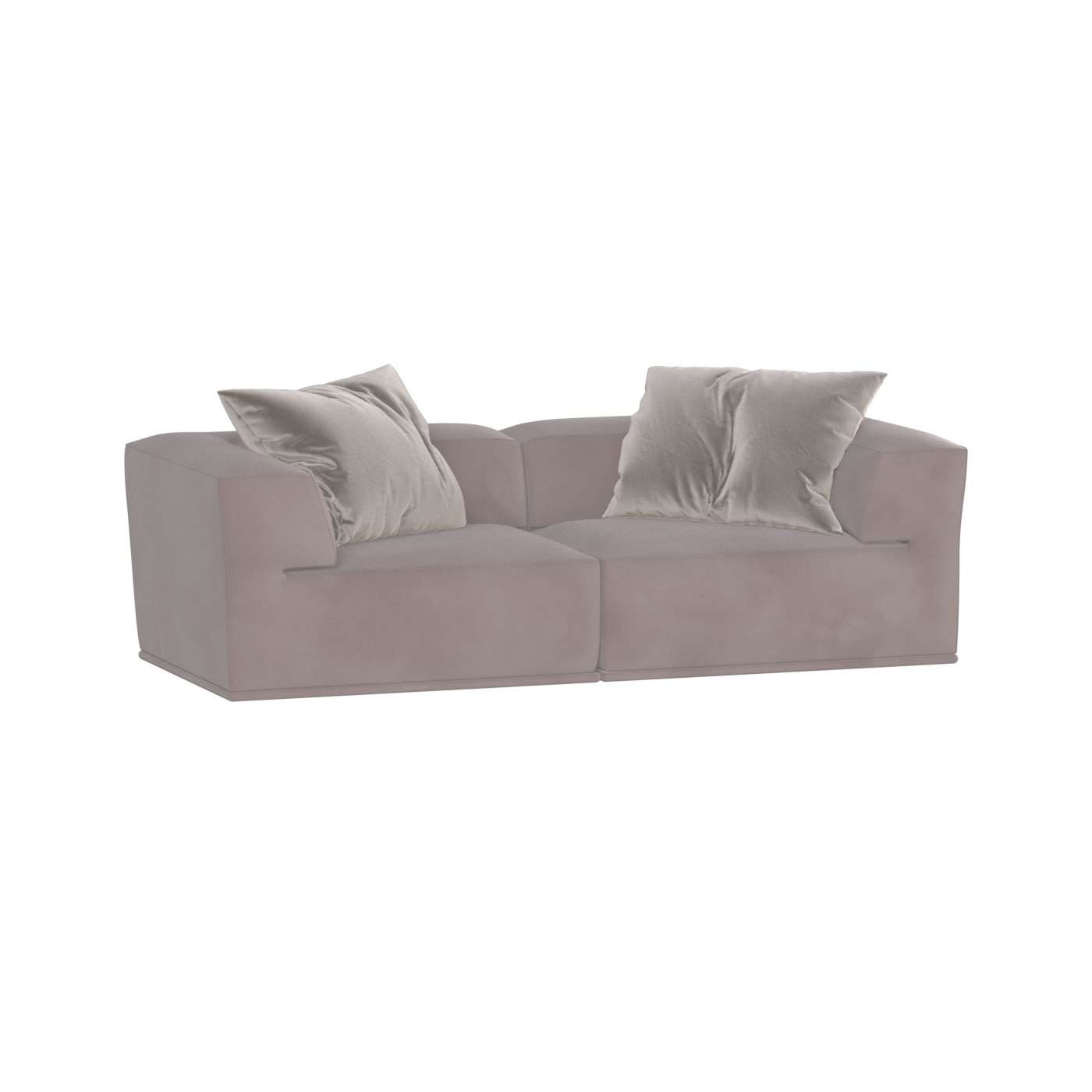 Savile Sofa — Compact Form with Wide Straight Armrests