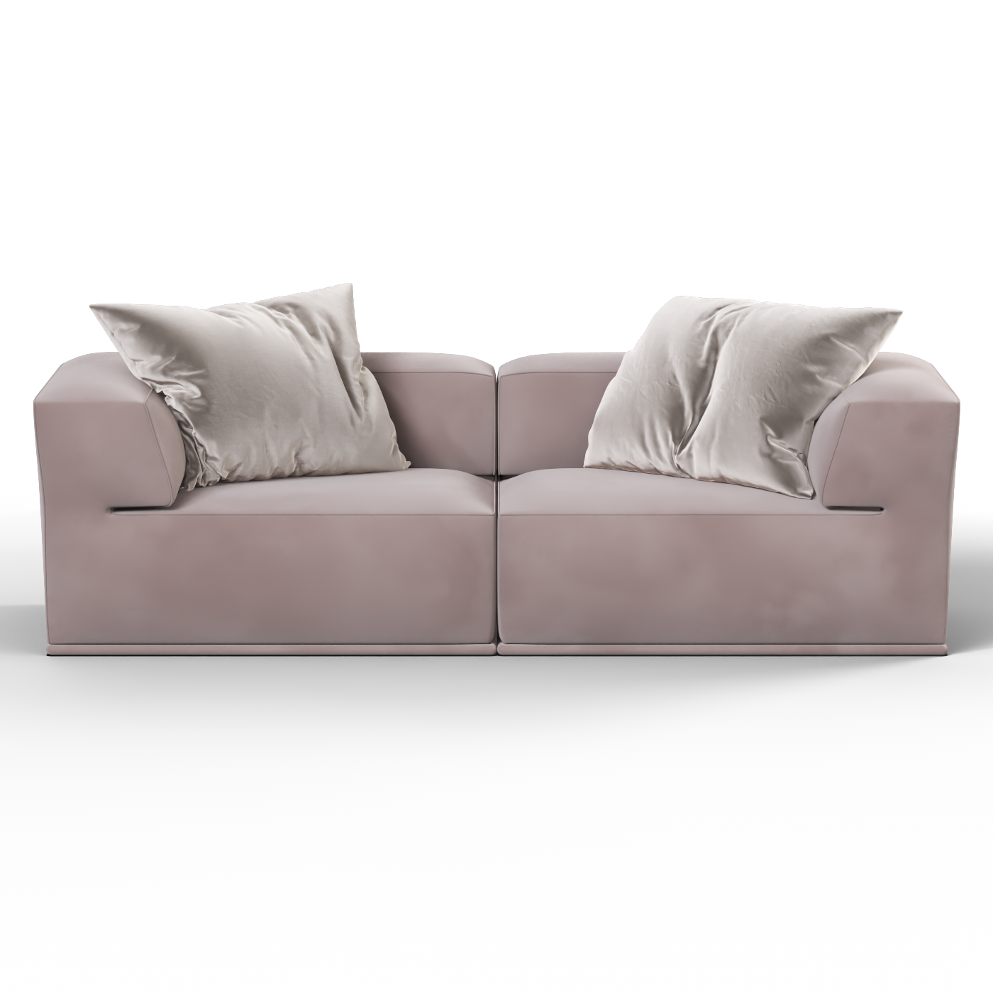 Savile Sofa — Compact Form with Wide Straight Armrests