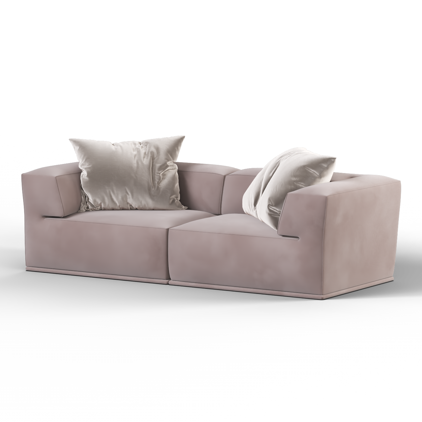Savile Sofa — Compact Form with Wide Straight Armrests