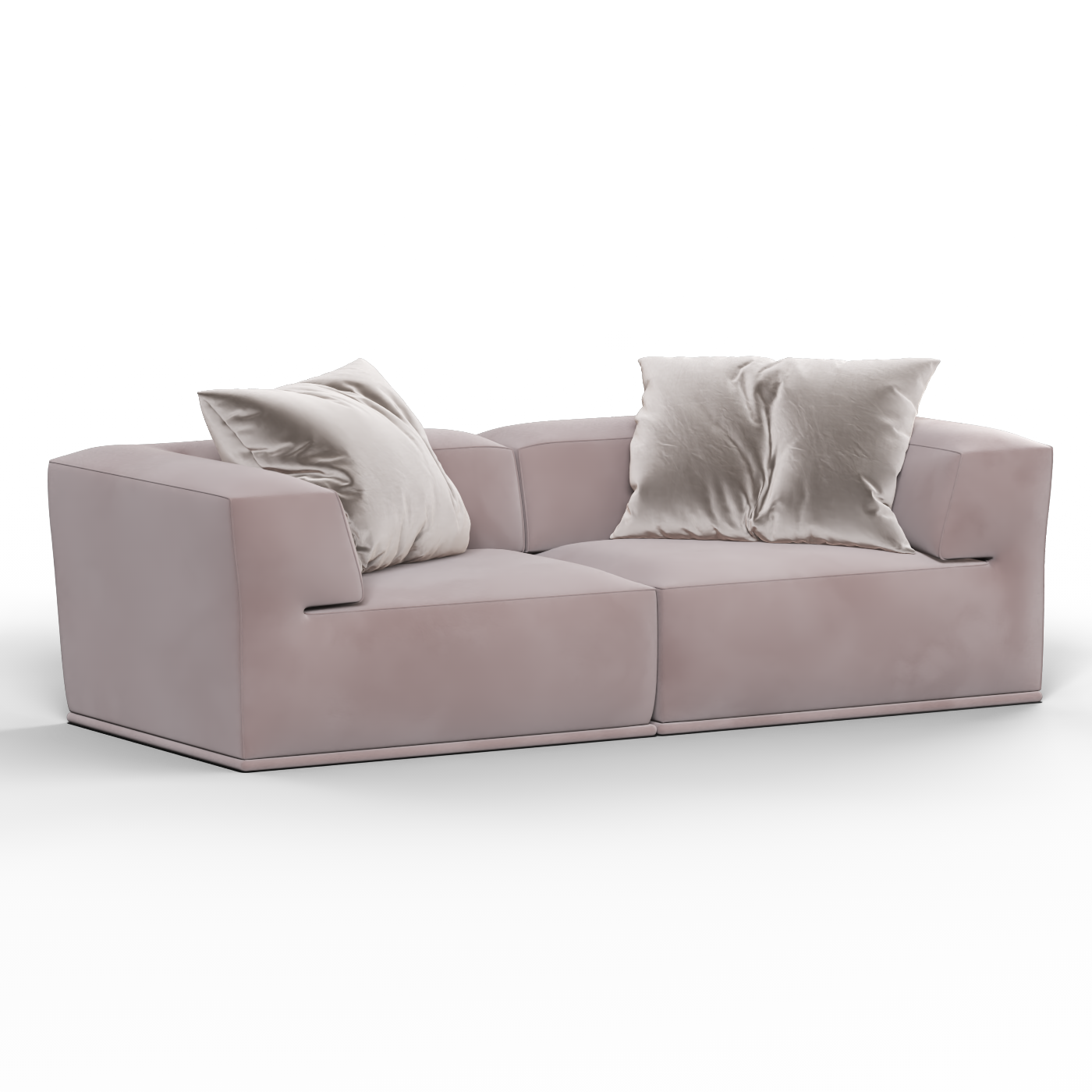 Savile Sofa — Compact Form with Wide Straight Armrests
