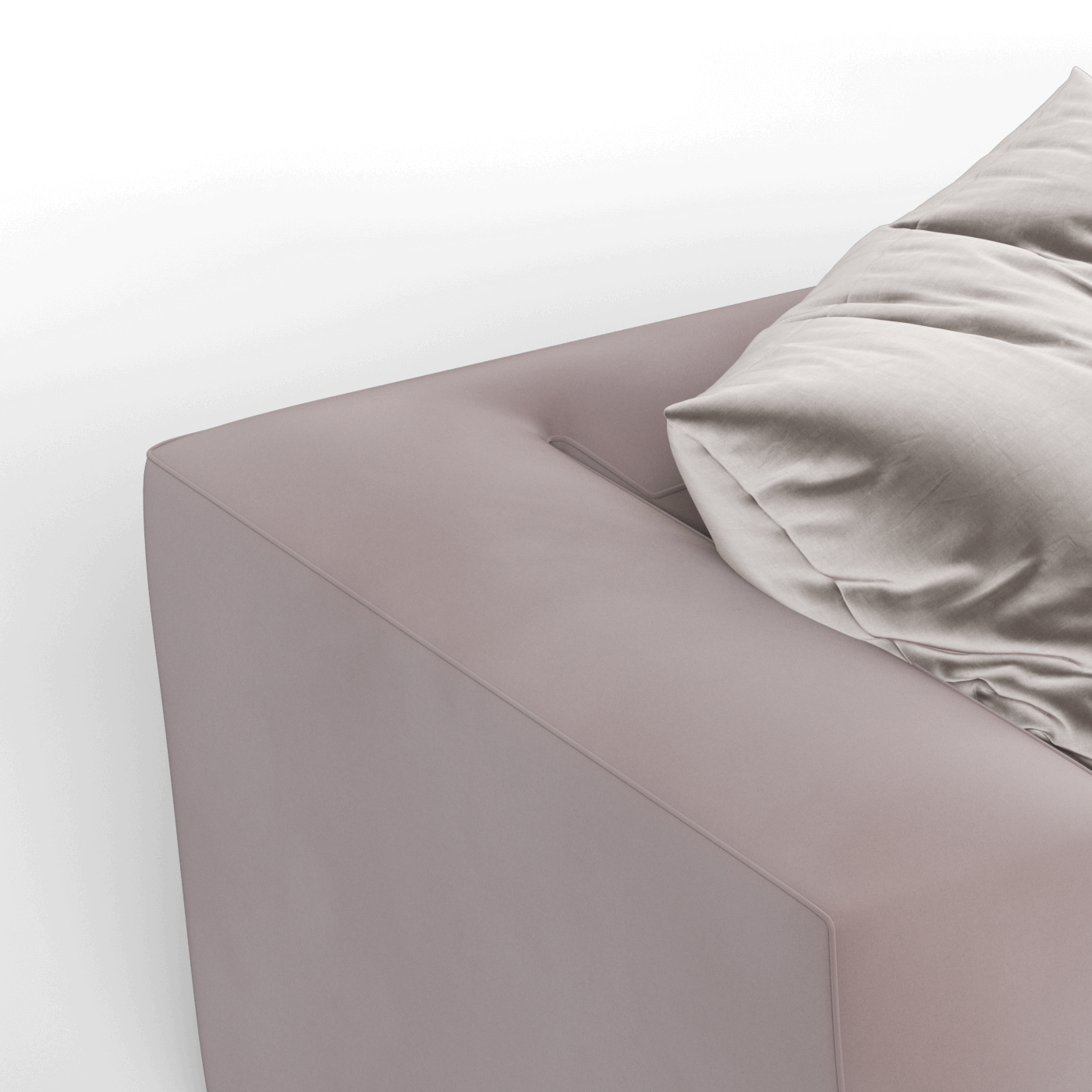 Savile Sofa — Compact Form with Wide Straight Armrests