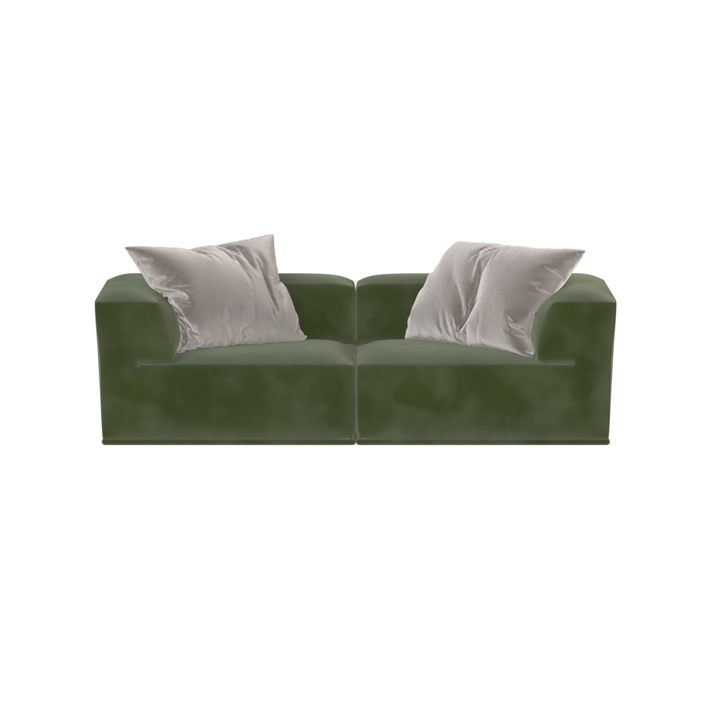 Savile Sofa — Compact Form with Wide Straight Armrests