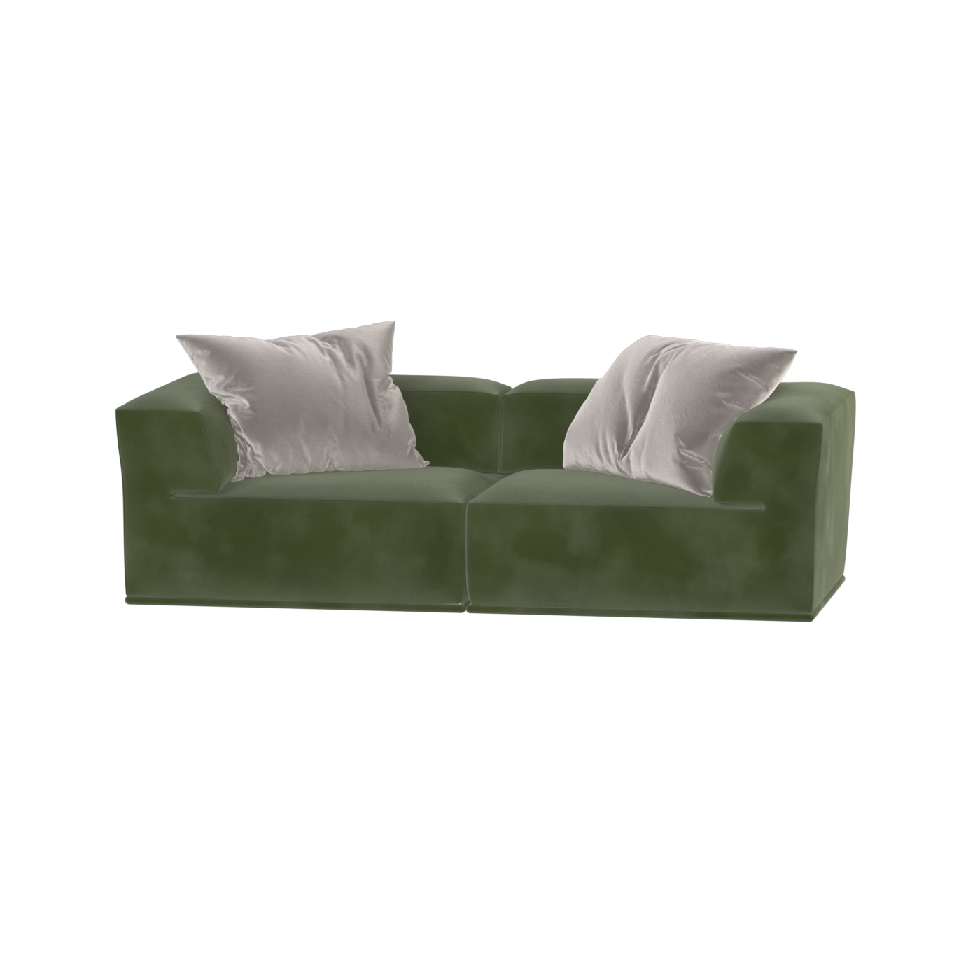 Savile Sofa — Compact Form with Wide Straight Armrests